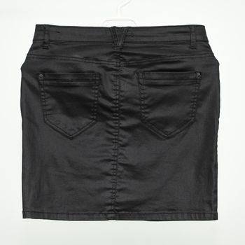 Jupe femme en semi cuir