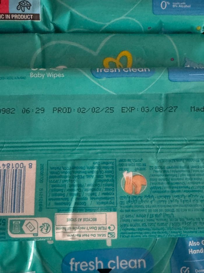 Lingettes Pampers Fresh Clean - photo numéro 2