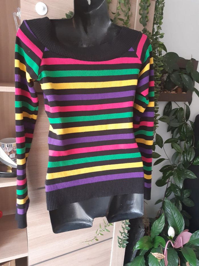 Pull à rayures - photo numéro 3