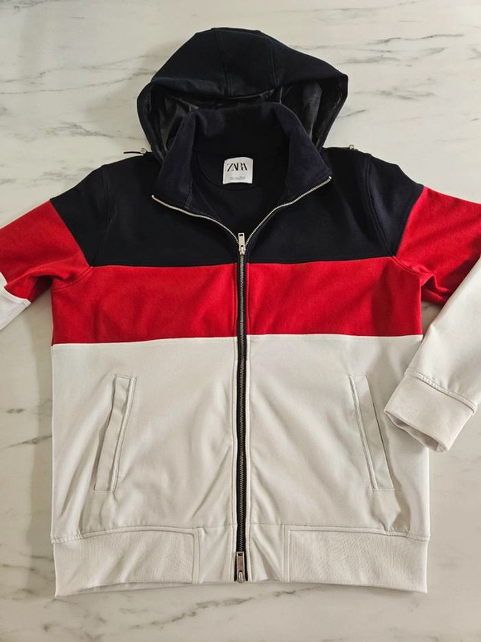 Zara gilet veste à capuche taille L - photo numéro 10