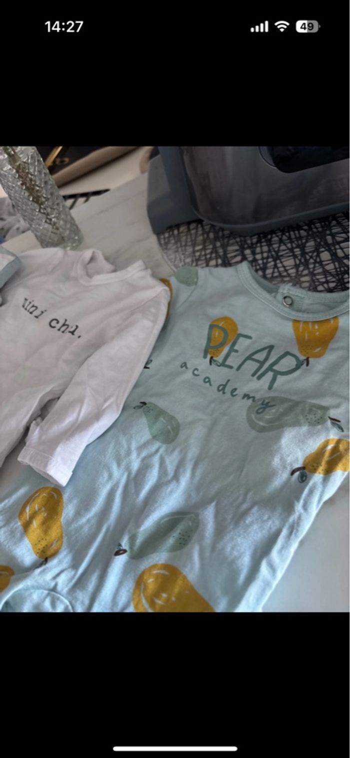 Lot pyjamas 3 mois