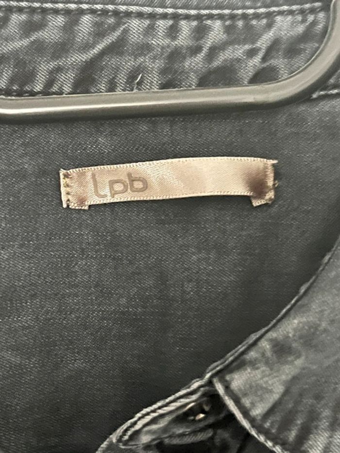 Chemise en Jean Grise Foncée LPB - photo numéro 8