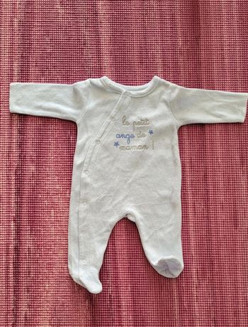Pyjama naissance  message