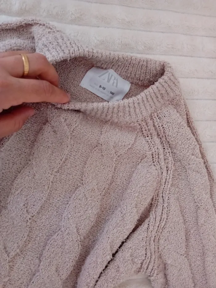 Ensemble fille pull torsade +cargo 9ans Zara 🤎🌼 - photo numéro 5
