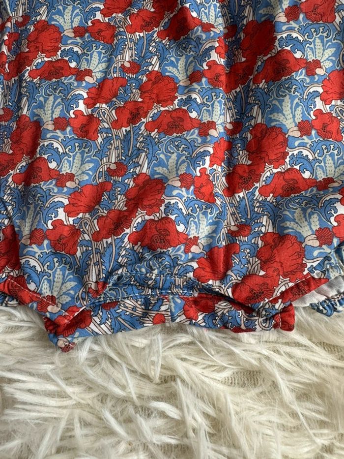 Barboteuse liberty Tartine et Chocolat taille 6 mois - photo numéro 3