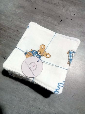 Lingettes pour bébé ou démaquillantes lavables et réutilisables