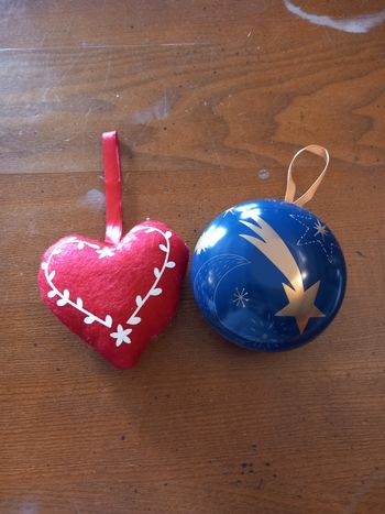 Lot 2 décorations de Noël 