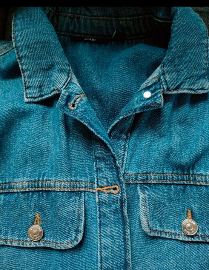 Chemise en jean longue Kiabi 36 - photo numéro 2