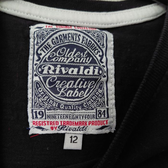 Rivaldi- t-shirt coton noir 12 ans - photo numéro 2