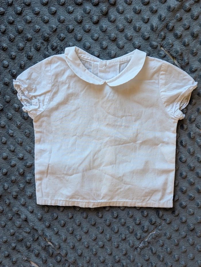 Ensemble bébé noir et blanc - t-shirt jaimolas & pantalon zeeman - taille 3 mois - photo numéro 2