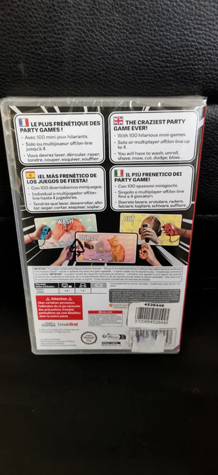Jeu Nintendo switch ultra mega Xtra party challenge neuf - photo numéro 2