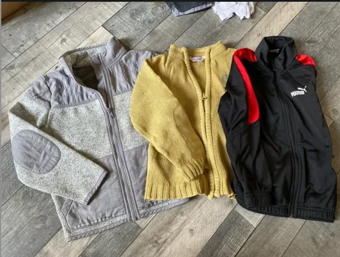 3 gilets garcon 5 ans