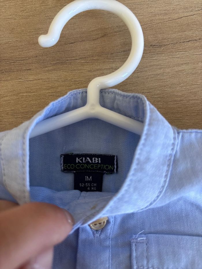 Chemise Kiabi bleu - photo numéro 2