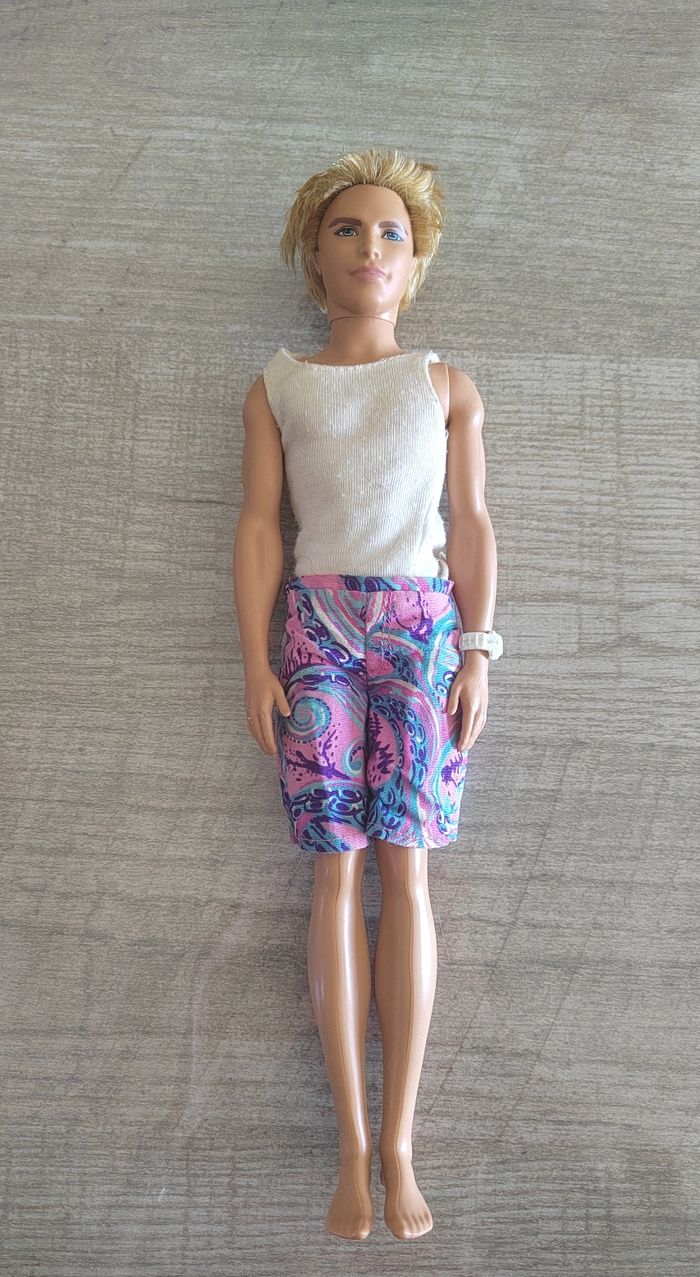 Lot poupées type Barbie + Ken + chiot – bon état - photo numéro 3
