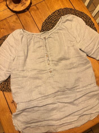 Blouse gris clair