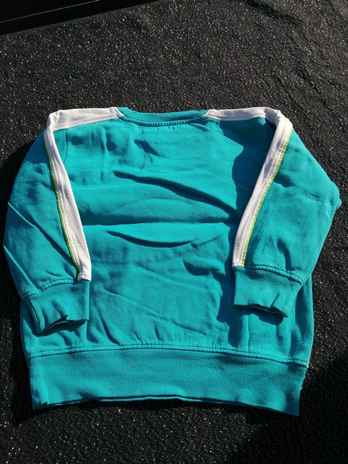 Sweat bleu vert - photo numéro 3