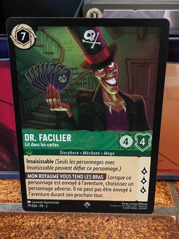 Carte Lorcana - Dr. Facilier : Lit dans les cartes - 79/204 - FR - 2