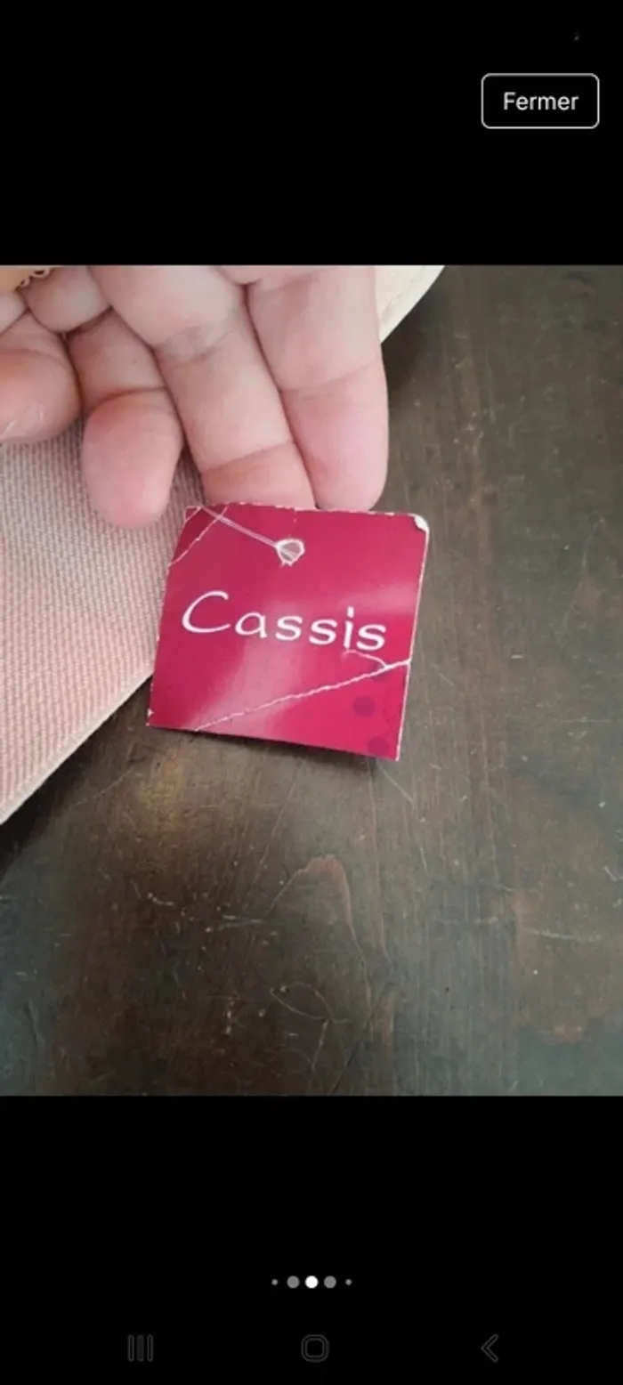 Jolie Ceinture Cassis similcuir rose 75cm neuve - photo numéro 12