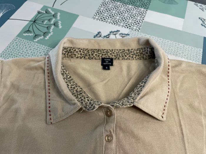 Teeshirt beige T3 Terre de Marins - photo numéro 2