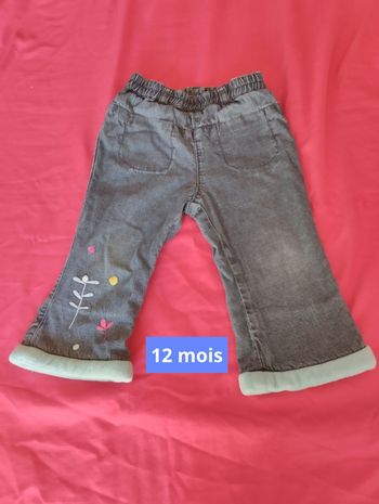 Jean  Catimini taille 12 mois