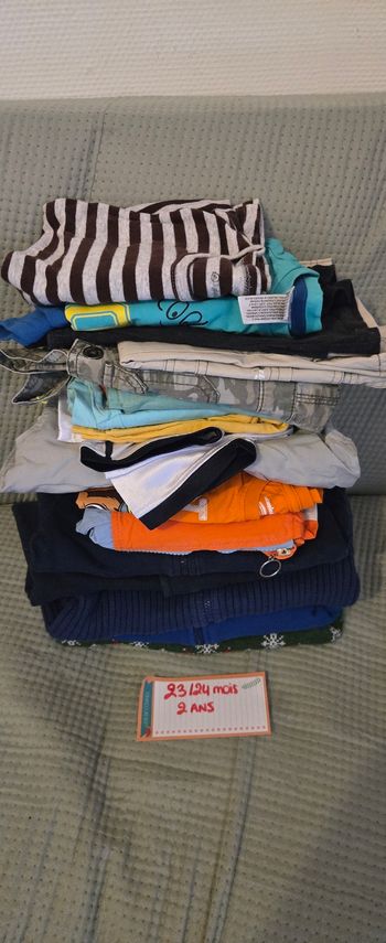 20 pcs 23/24mois 2ans garçon