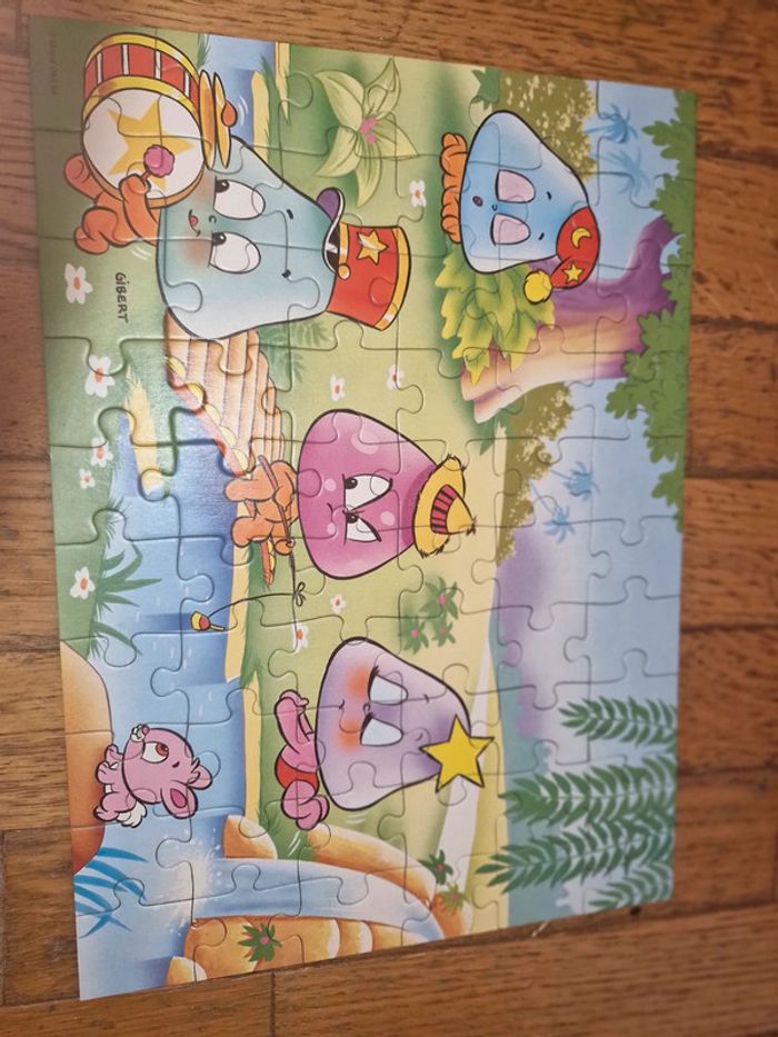 Puzzle vintage les champignoux 1987 - photo numéro 2