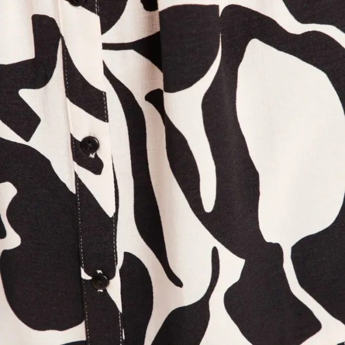 Robe courte évasée col chemise blanc femme - taille 46 - Bréal - photo numéro 2