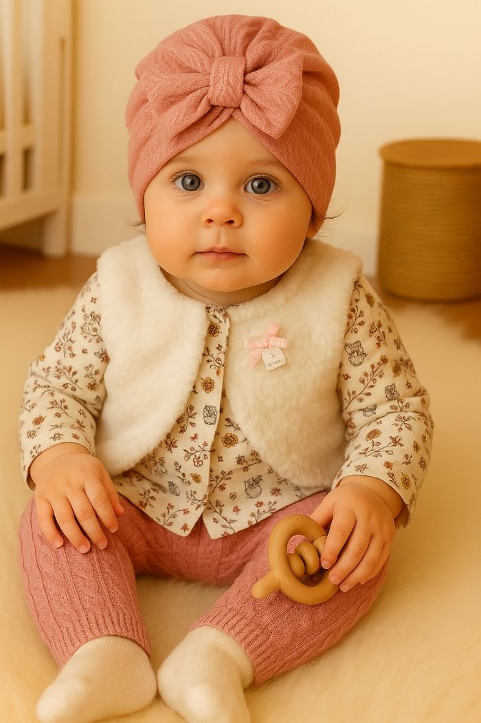 Ensemble complet 4 pièces sergent major fille 6 mois 🎀