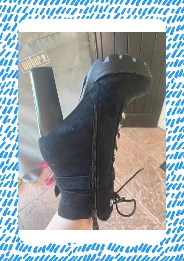 Bottines à talon haut 39 Raid Wide Fit Asos - photo numéro 9