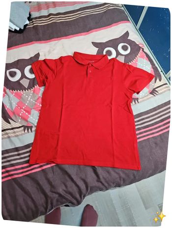 Polo rouge primark M