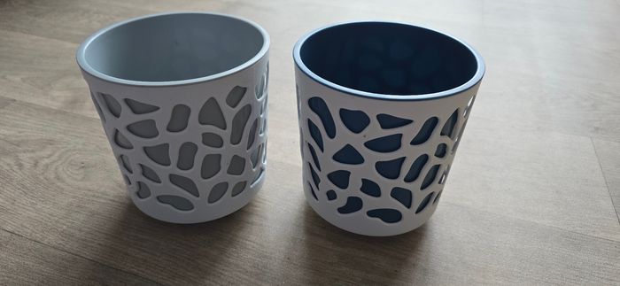 Lot de 2 cache pots de fleur