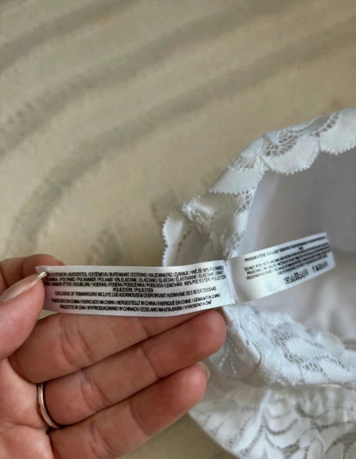 Soutien-gorge / brassière sans armatures blanc - photo numéro 8