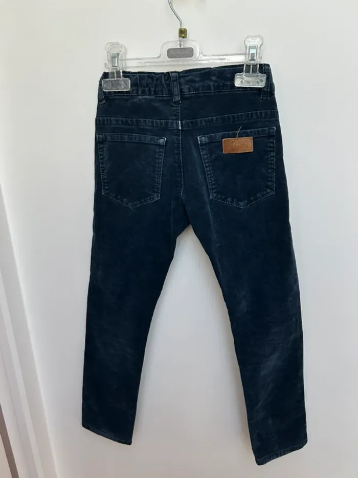 Pantalon velour milleraies slim garçon 7 ans ikks - photo numéro 6