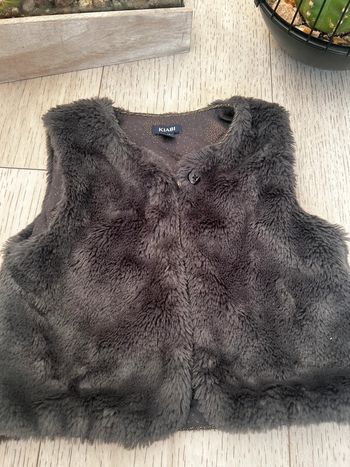 Veste sans manche gris