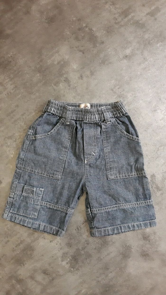 Short en jeans garçon 100% coton