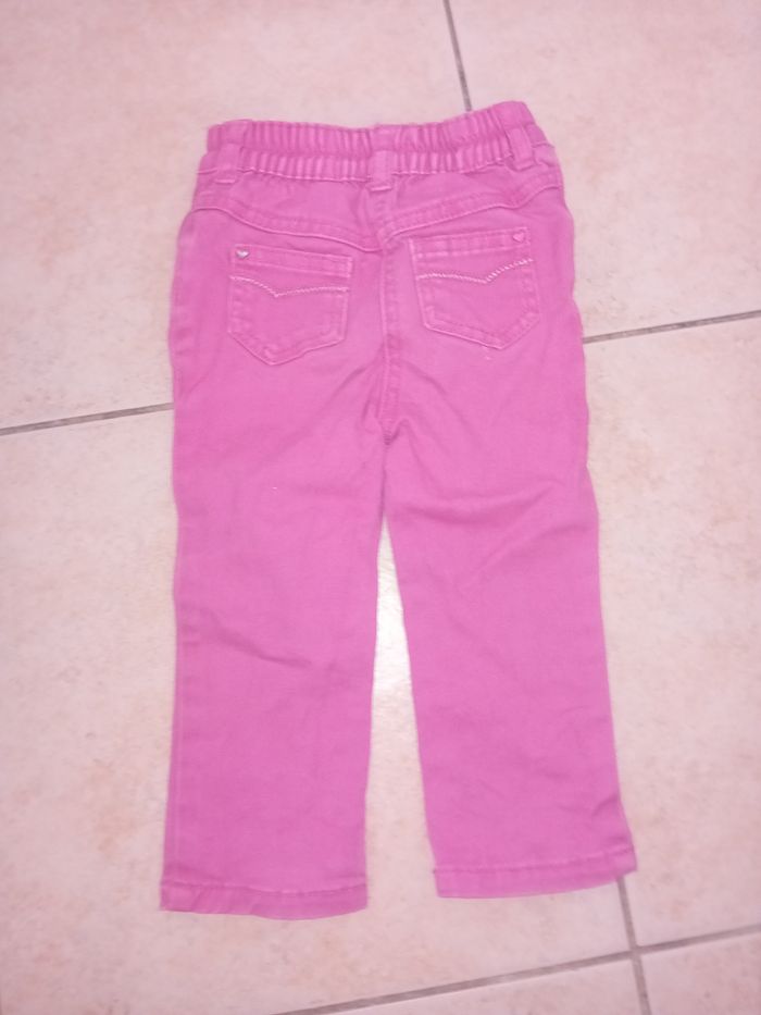 Pantalon jean rose 18 mois - photo numéro 2