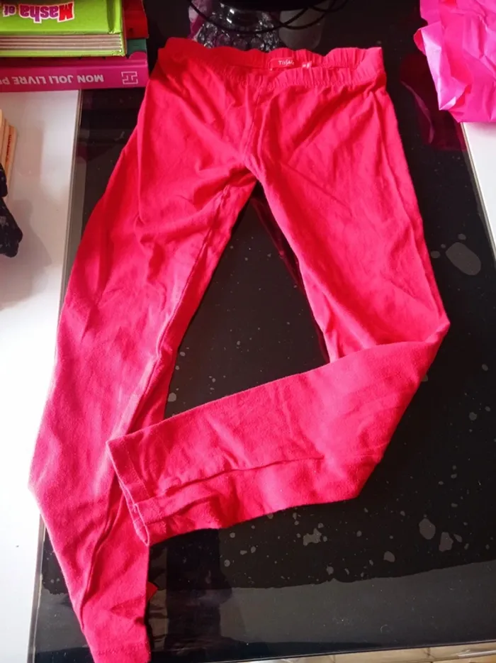 Caleçon legging rouge