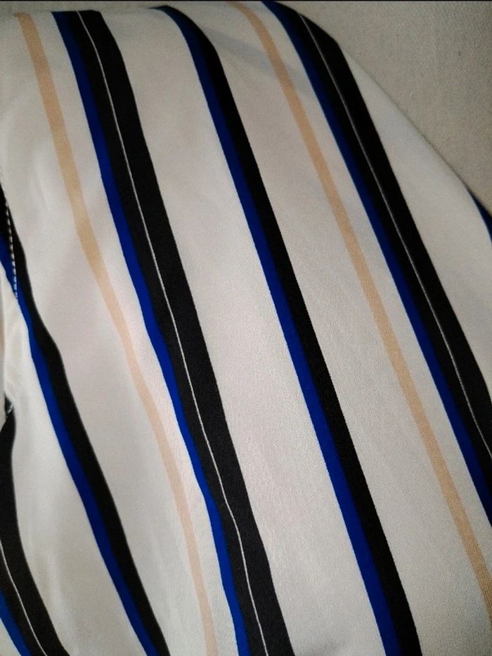 Combinaison légère à rayures noires et bleues - photo numéro 4