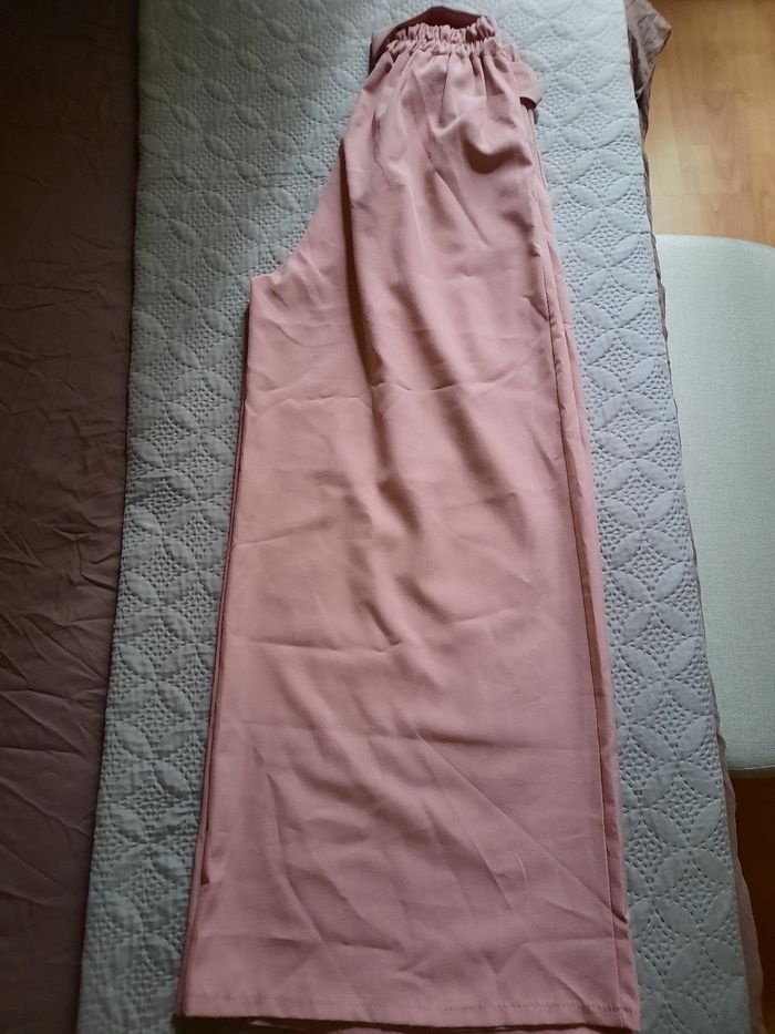 Pantalon large rose pâle - photo numéro 2