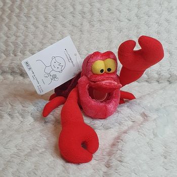 Peluche d'épaule Sebastian crab Disney la petite sirène