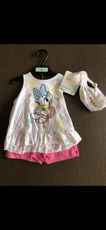 Ensemble fille daisy disney baby 67 cm 6 mois