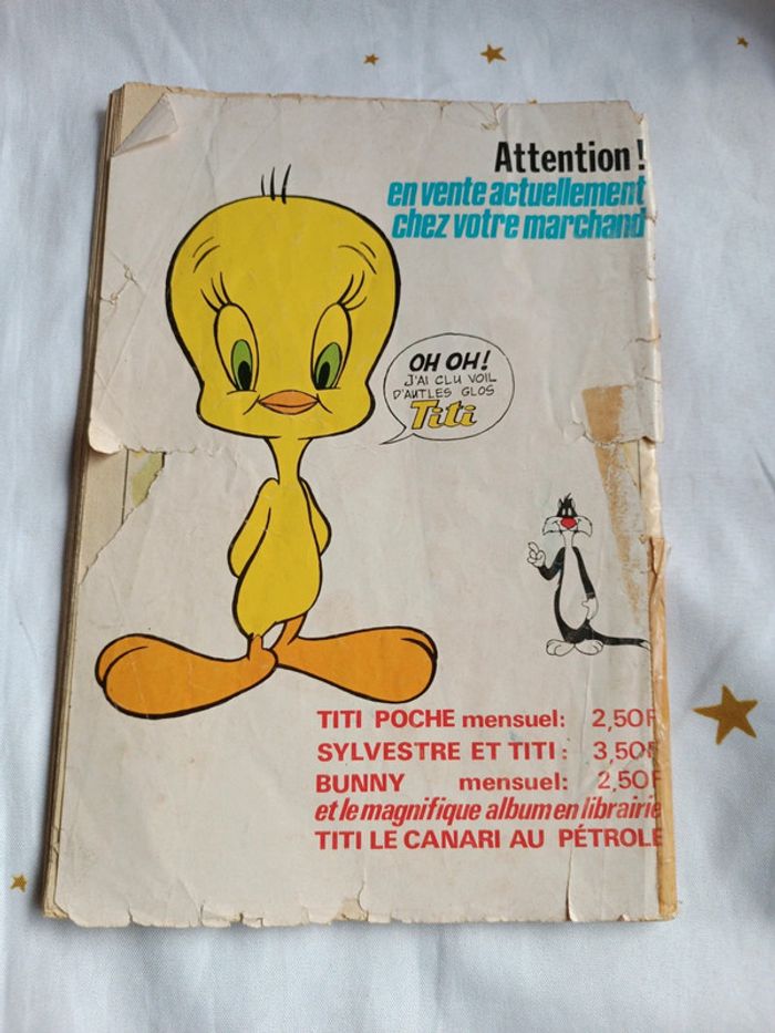 Magazine 1 culture bd titi géant Grosminet Looney Tunes toons sylvestre mensuel 1974 revue - photo numéro 10