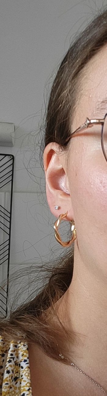 Boucles d'oreilles dorées