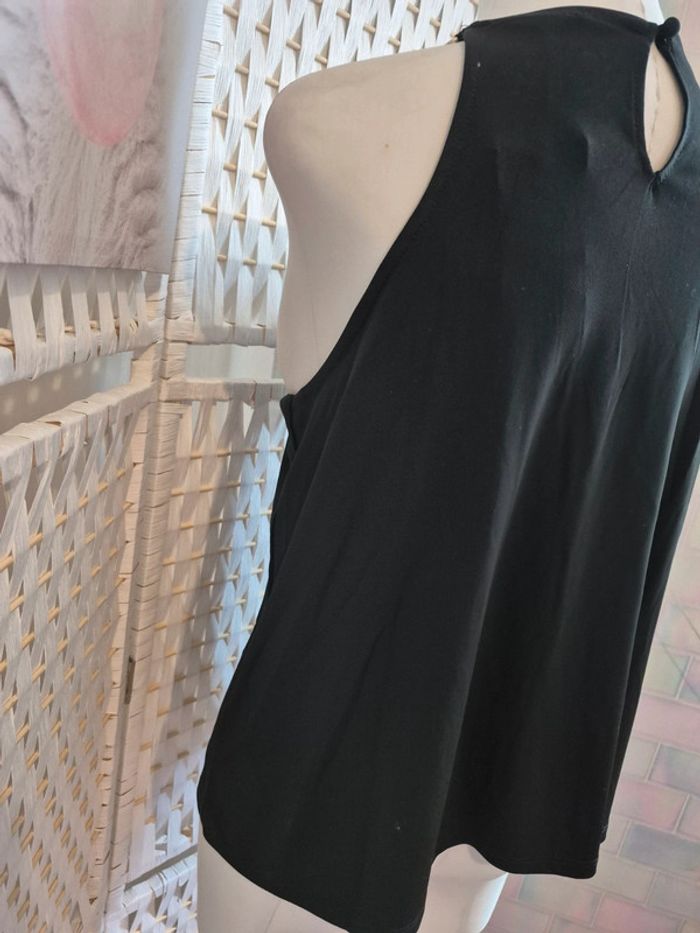 💕Jolie Top noir élégant et chic à chaînette –femme TXl / 42 mosquitos 💕 - photo numéro 8