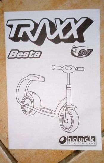 Trotinette avec siège 3à7 ans