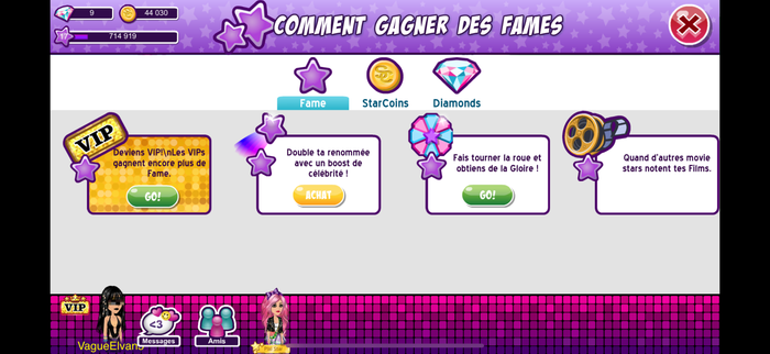 Compte Moviestarplanet