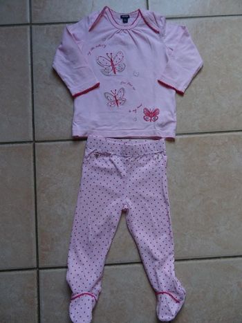 pyjama 2 pièces rose