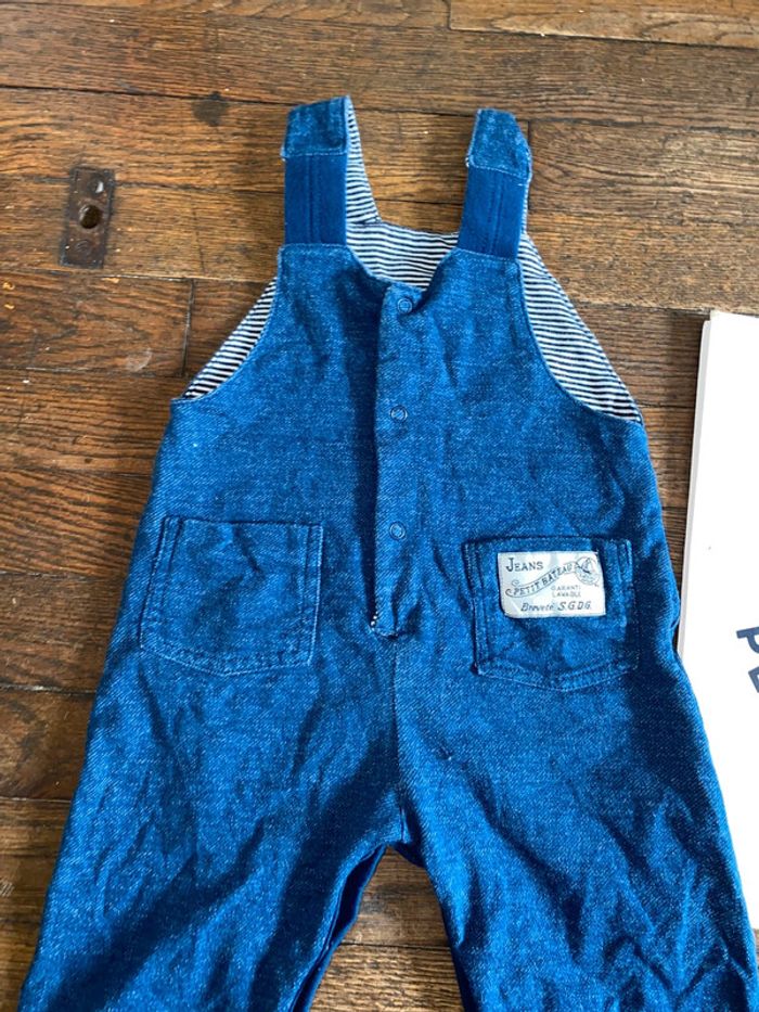 Salopette petit bateau  6 mois - photo numéro 3