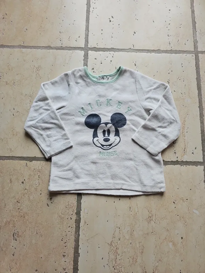Pyjama velour Mickey - Orchestra - 23 mois/86 cm - photo numéro 2