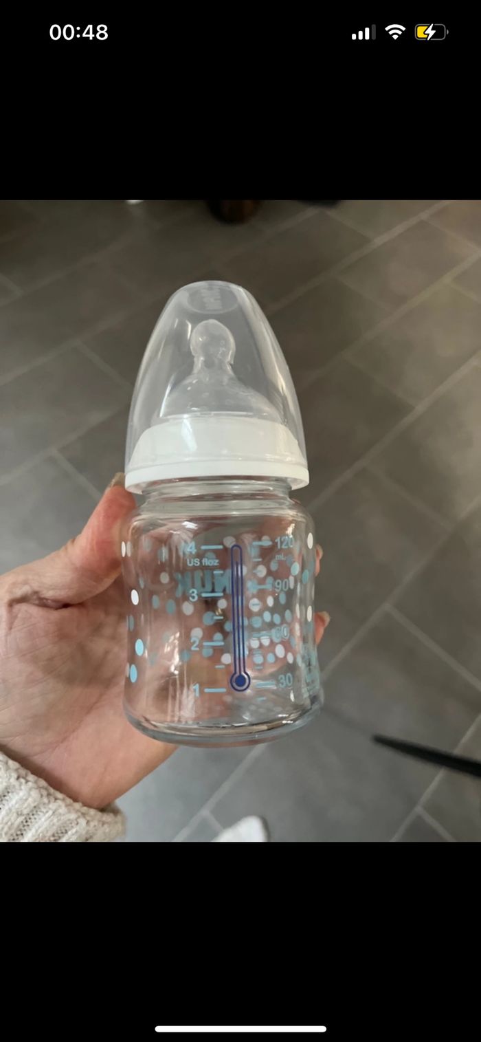 Biberon NUK en verre - photo numéro 3